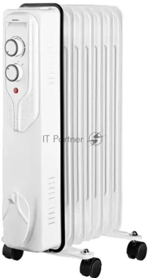 Обогреватель масляный Centek CT-6205 (7 секций), белый, 700/1000/1500 Вт, 15 м2, 3 режима, термостат