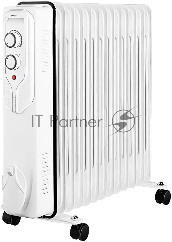 Масляный обогреватель Centek CT-6208 (13 секций) белый, 1000/1750/2500 Вт, 25 м2, 3 режима, термостат