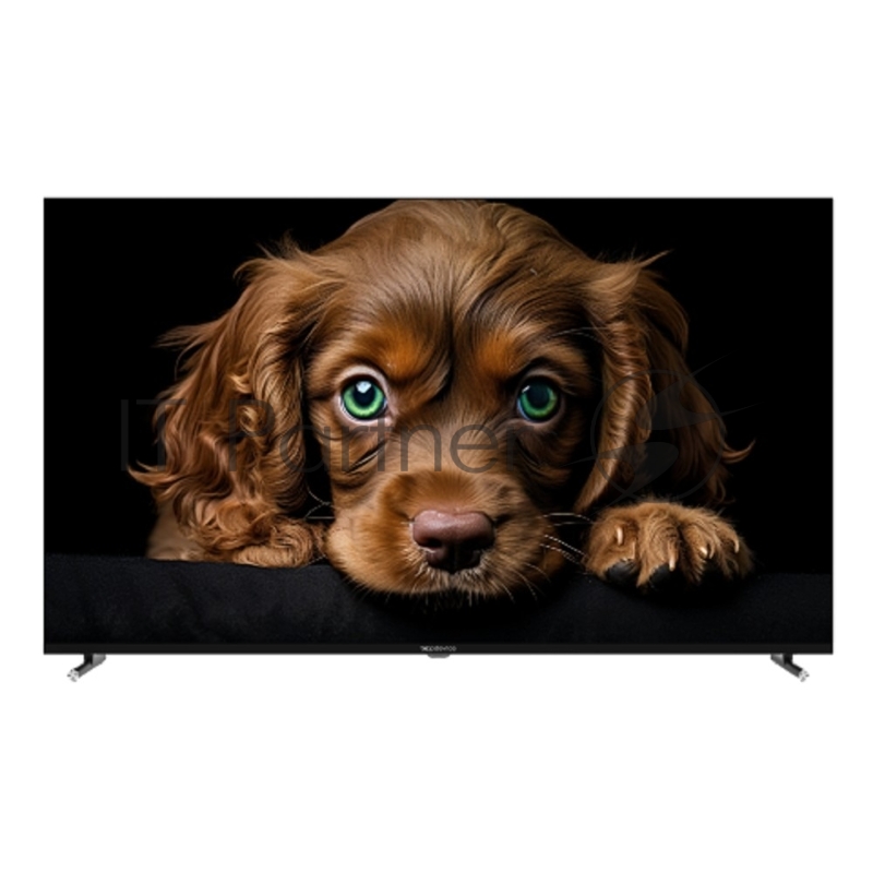 Телевизор TopDevice 50'' TDTV50CQ09U черный QLED UHD 60Hz Google TV 2GB/16GB