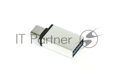 Переходник Type-C на USB 3.0 OTG серебристый