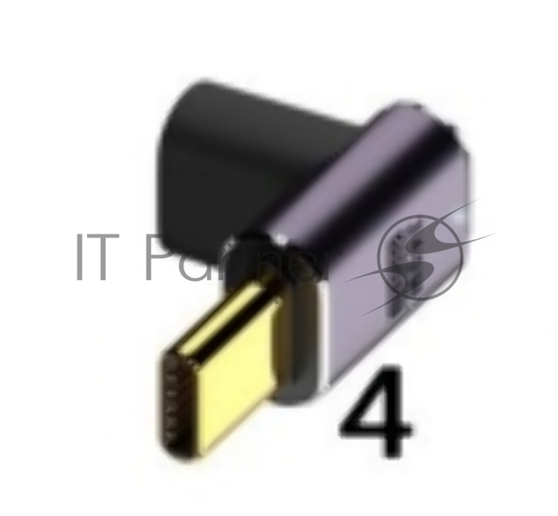 Переходник USB 4 Type-C угловой тип 3