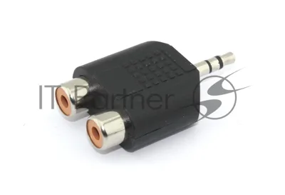 Переходник с miniJack на RCA (тюльпан) 2 канала