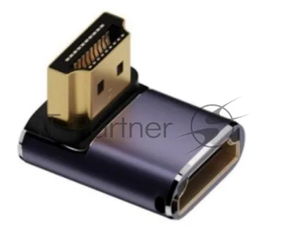 Переходник HDMI угловой папа-мама вниз