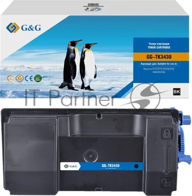 Картридж лазерный G&G GG-TK3430 TK-3430 черный (25000 стр.) для Kyocera ECOSYS PA5500X/MA5500ifx