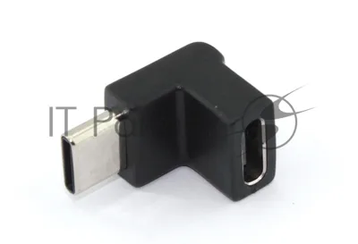 Переходник OTG USB Type-C мама на Type-C папа угловой