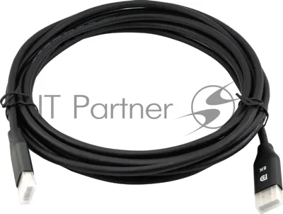 Кабель аудио-видео Cactus CS-DP-DP-1.4-5 DisplayPort (m)/DisplayPort (m) 5м. позолоч.конт. черный