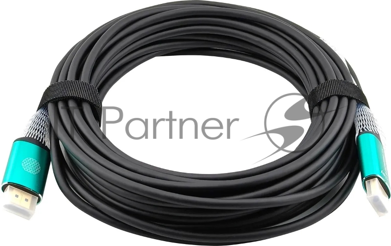 Кабель аудио-видео Cactus CS-HDMI-AOC-2.1-10 HDMI (m)/HDMI (m) 10м. позолоч.конт. черный
