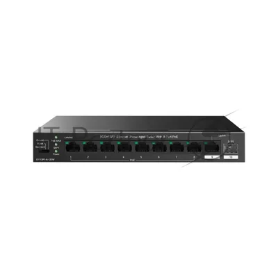 Коммутатор IP-COM G1110PF-8-120W, 9×1 Гбит/с + 1×1 Гбит/с SFP, неуправляемый