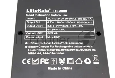 Зарядное устройство Liitokala Lii-TR-2000