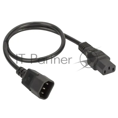 Кабель питания DKC R5CORD3410 IEC320 C13 - IEC320 C14 1,0 м сечение 3х1,5 мм