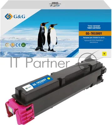 Картридж лазерный G&G GG-TK5380Y (TK-5380Y) желтый (10000 стр.) для Kyocera ECOSYS PA4000cx/MA4000cifx