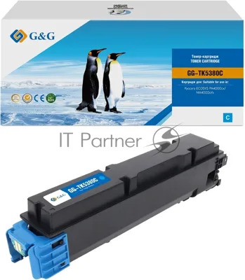 Картридж лазерный G&G GG-TK5380C (TK-5380C) голубой (10000 стр.) для Kyocera ECOSYS PA4000cx/MA4000cifx