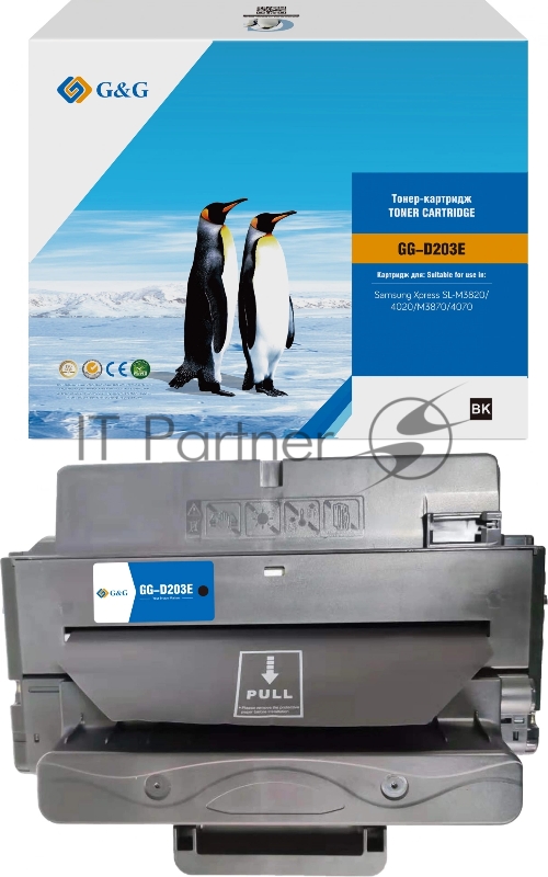 Картридж лазерный G&G GG-D203E (MLT-D203E) черный (10000 стр.) для Samsung Xpress SL-M3820/4020/M3870/4070