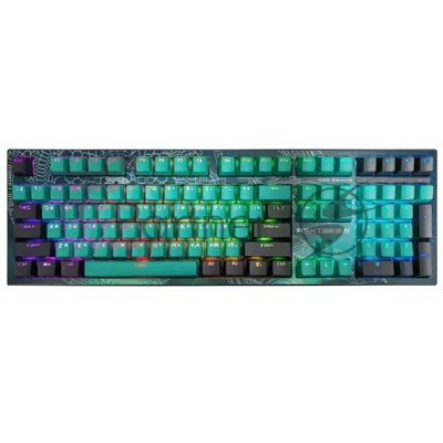 Клавиатура Raskat KM002 UV проводная, USB Type-A, зелёный (UV)
