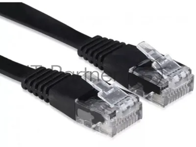 Патч-корд Buro cat.5e molded 0.5м черный RJ-45 (m)-RJ-45 (m)