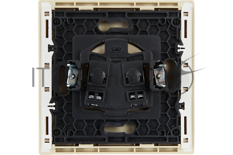 Розетка IEK FORTE&PIANO FP418 без заземления винтовое крепление 10А ваниль