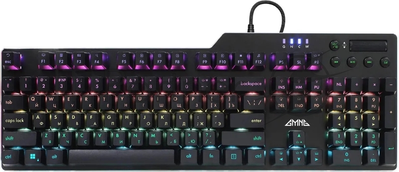 Клавиатура проводная GMNG GG-KB765XP (1901096), USB, черный