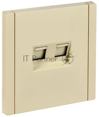 Розетка комп. 2-ая RJ45 кат.5E FP433 IEK FORTE&PIANO Ваниль