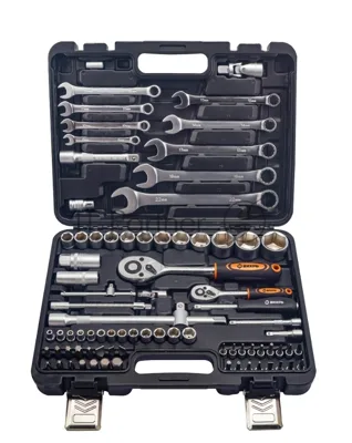 Набор инструментов Вихрь 1/2", 1/4", в кейсе 82 предм