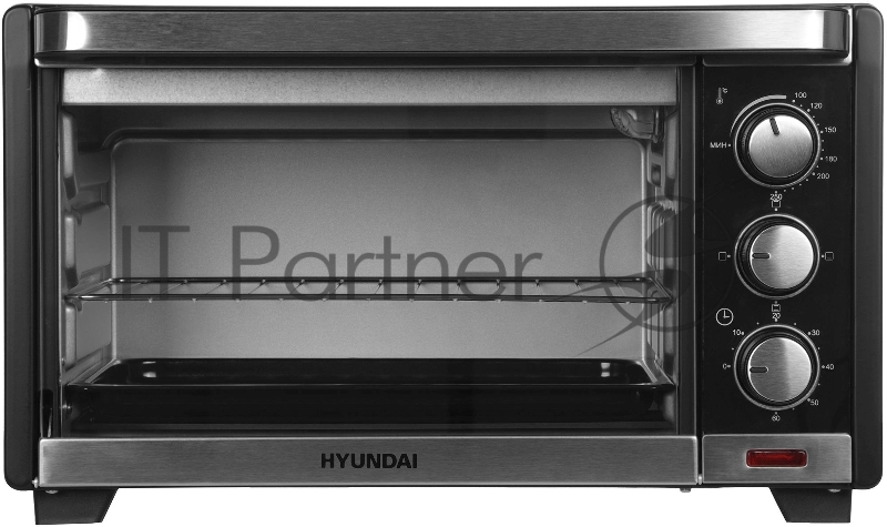 Мини-печь Hyundai MIO-HY091 20 л, 1380 Вт, черный