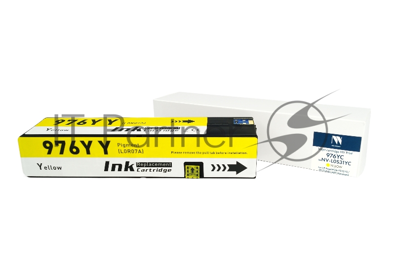 Картридж струйный NVPrint 976YC (NV-L0S31YC) желтый для HP PageWide P55250/P57750dw MFP Managed (16000 стр) совместимый