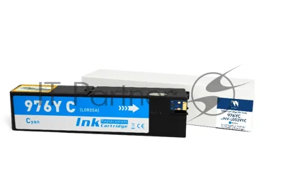 Картридж струйный NVPrint 976YC (NV-L0S29YC) голубой для HP PageWide P55250/P57750dw MFP Managed (16000 стр) совместимый