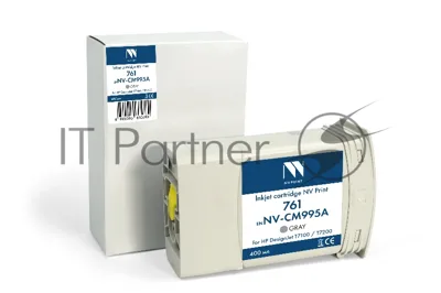 Картридж струйный NVPrint 761 (NV-CM995A) серый для HP DesignJet T7100/T7200 (400 мл) совместимый