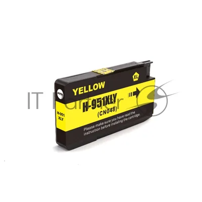 Картридж струйный NVPrint 951XL (NV-CN048AE) желтый для HP OfficejetPro 2251/276/8100/8615/8616/8600/8610/8620/8630/8640/8650/8660 (30 мл) cовместимый