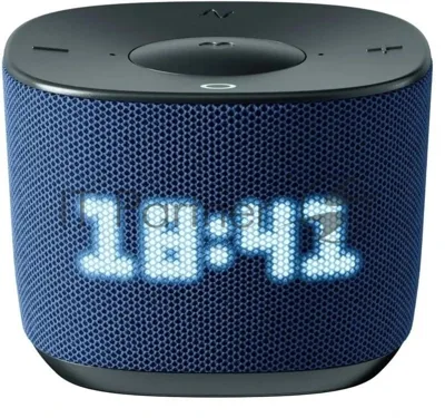 Умная колонка Sber Boom Home, 8Вт, с экраном, 1 динамик, часы, мультирум, TWS, Zigbee хаб, Wi-Fi, Bluetooth 5.0, Zigbee, Салют, морской