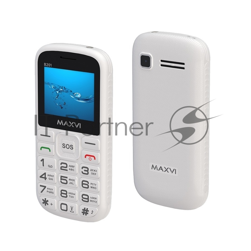 Мобильный телефон Maxvi B201 белый