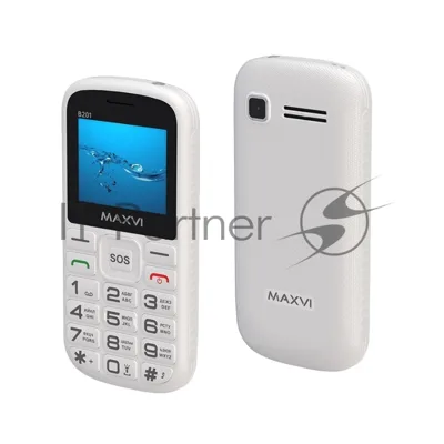 Мобильный телефон Maxvi B201 белый