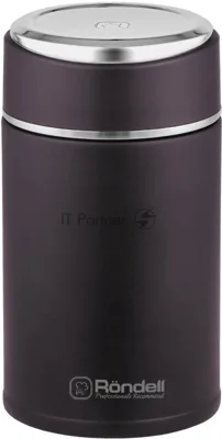 Термос для еды Rondell Tierno RDS-1661 0.7 л. бордовый с чехлом картонная коробка
