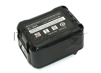 Аккумулятор для MAKITA (p/n: BL1041B, BL1021B, BL1015N) 4Ah 12V Li-Ion