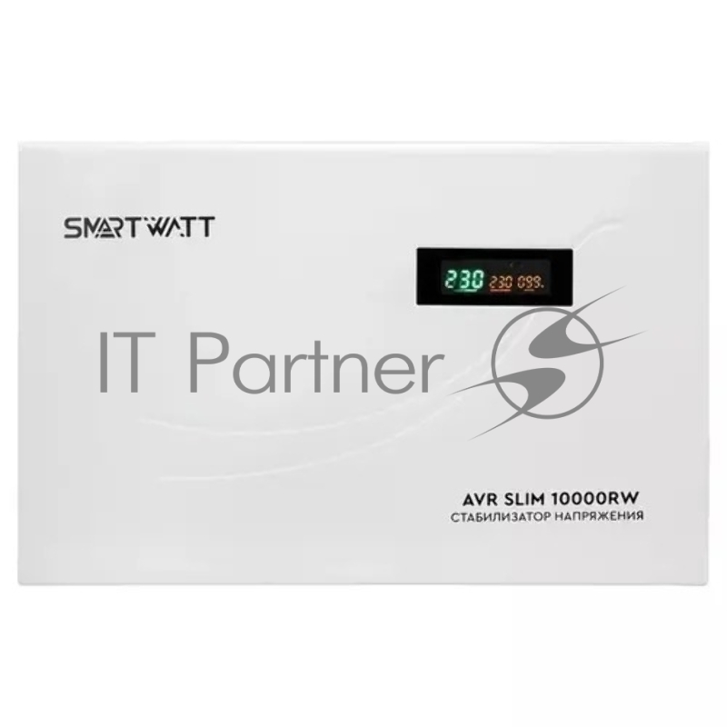 Стабилизатор напряжения Smartwatt AVR Slim 10000RW 10000ВА белый