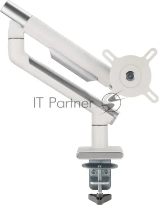 Кронштейн для мониторов Ultramounts UM713W белый 17"-32" макс.9кг крепление к столешнице поворот и наклон