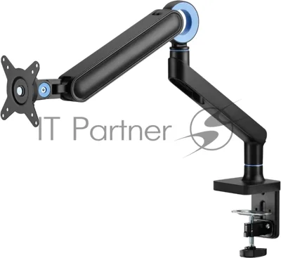 Кронштейн для мониторов Ultramounts UM719B черный 17"-35" макс.10.5кг крепление к столешнице поворот и наклон