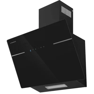 Вытяжка каминная наклонная Maunfeld Astro 50 черное стекло, 50 см, 850 куб. м/ч, 60 дБ