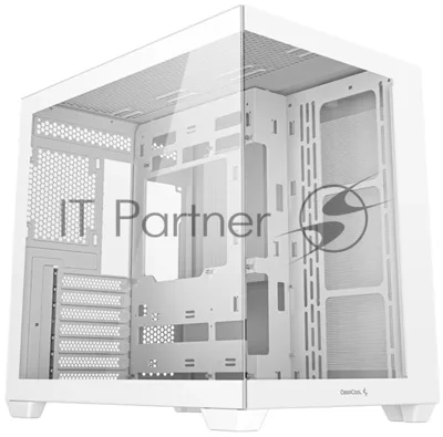 Компьютерный корпус Deepcool CG530 WH белый без БП ATX 2x120мм 2x140мм 2xUSB2.0 1xUSB3.0 audio bott PSU