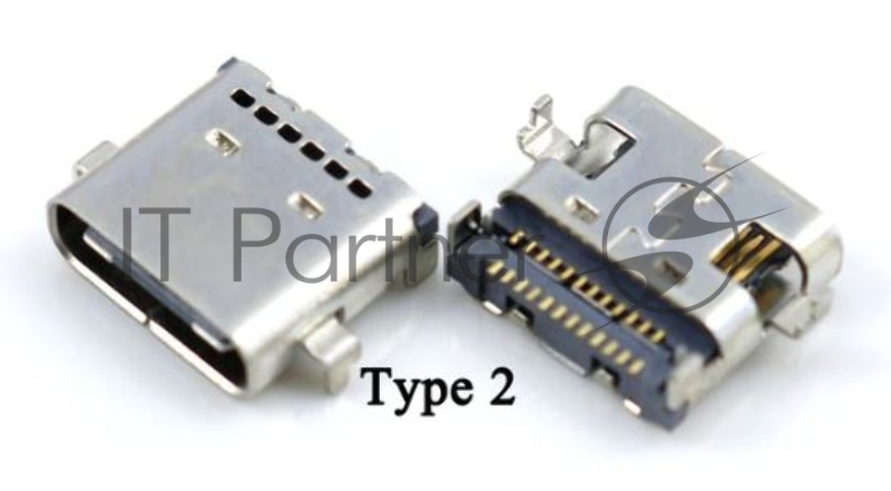 Разъем USB TYPE-C для ноутбука Lenovo ThinkPad T480 T580 L480 L580 L490 VER-2