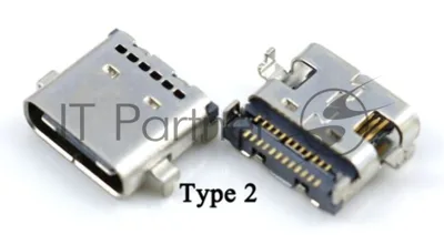 Разъем USB TYPE-C для ноутбука Lenovo ThinkPad T480 T580 L480 L580 L490 VER-2