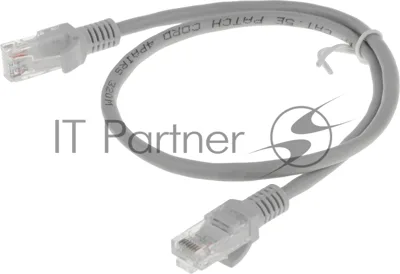 Патч-корд Premier PP12-0.5M 1000Гбит/с UTP 4 пары cat.5E CCA molded 0.5м серый RJ-45 (m)-RJ-45 (m)