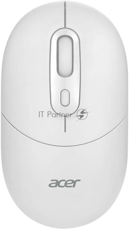Мышь беспроводная Acer OMR301 белый, 1600 dpi, радиоканал, Bluetooth, USB, кнопки - 4