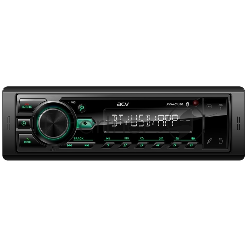 Автомагнитола ACV AVS-401UBG, 1 DIN, Bluetooth, USB Type-A, AUX