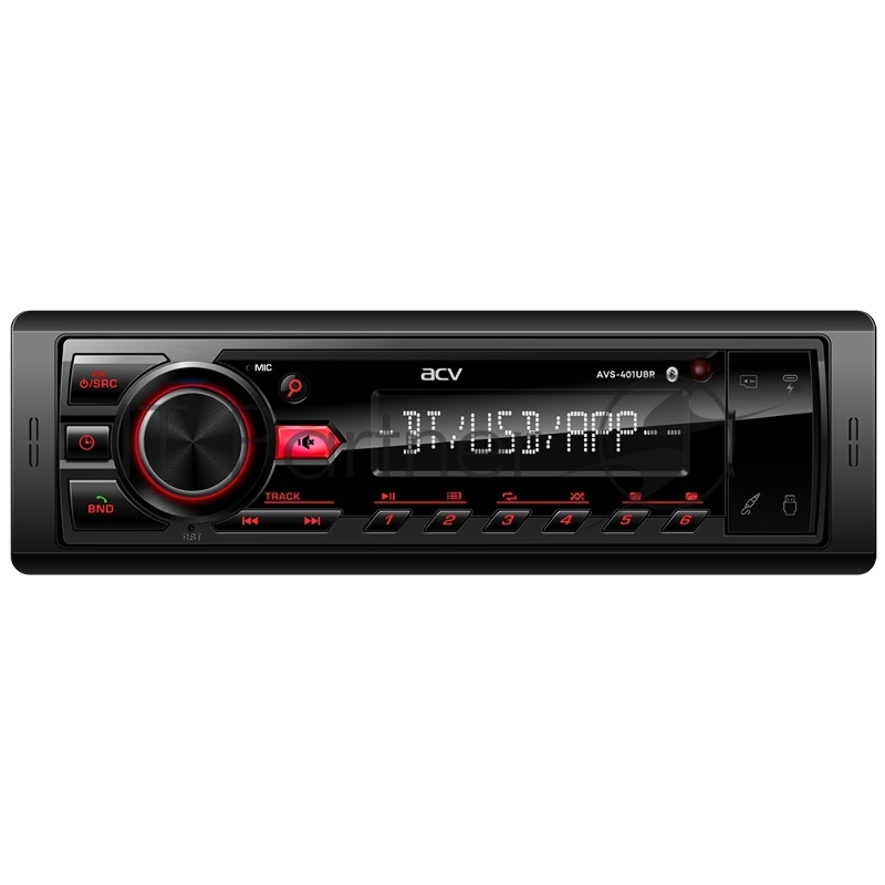 Автомагнитола ACV AVS-401UBR, 1 DIN, Bluetooth, USB Type-A, AUX