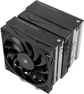 Кулер для процессора Thermalright Royal Knight 120 черный, 2x120 мм, алюминий/медь, 1900-2150 об/мин, 29.4 дБ, 4 pin PWM, высота 156 мм, без подсветки