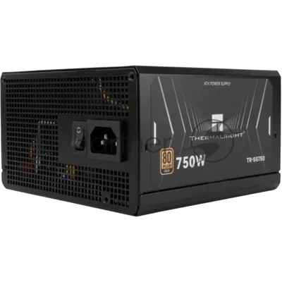 Блок питания Thermalright TR-SG750 750W 80+ Gold (ATX, 3.1, PCIe 5.1, Full modular, 1x24(20+4)pin 600мм, 2xCPU 8(4+4)pin 650мм, 2xPCIe*2 8(6+2)pin 650+150мм, 1x12VHPWR PCIe 5.1 12+4pin 600мм, 2xSATA*4 450+150+150+150мм, 1xMOLEX4pin*3 500+150+150мм, Active, 120x120мм, 150x140x86mm, APFC, )
