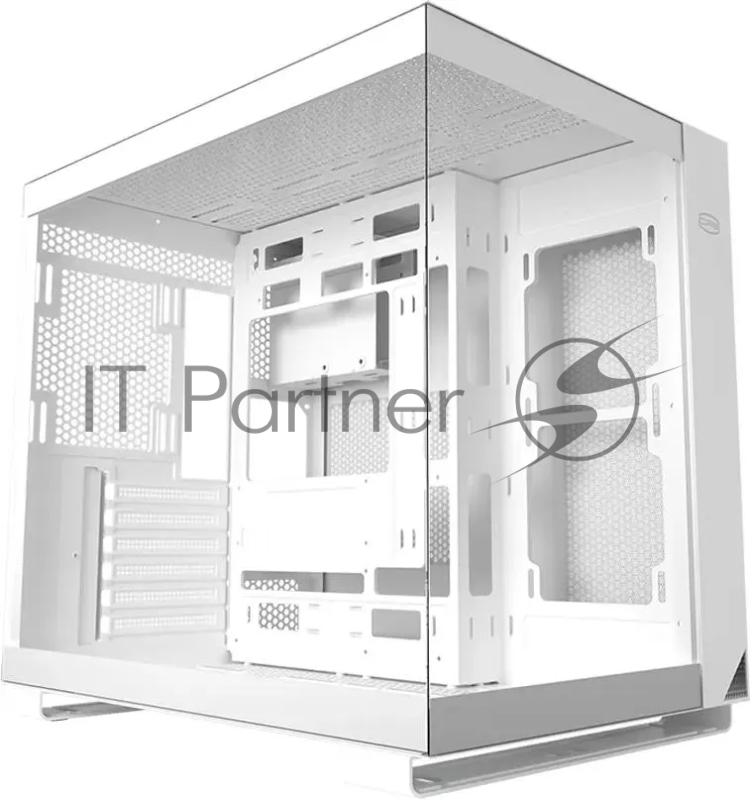 Компьютерный корпус PcCooler C3 T500 WH белый без БП ATX 2xUSB 3.0 1xUSB3.1 audio bott PSU