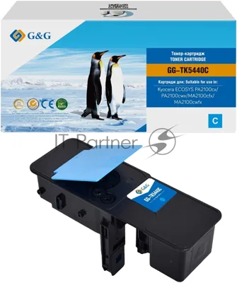 Картридж лазерный G&G GG-TK5440C TK-5440C голубой (2400стр.) для Kyocera ECOSYS PA2100cx/PA2100cwx/MA2100cfx/MA2100cwfx