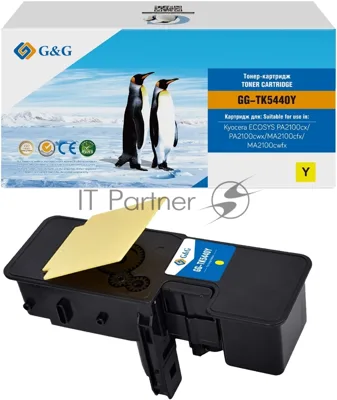 Картридж лазерный G&G GG-TK5440Y TK-5440Y желтый (2400 стр.) для Kyocera ECOSYS PA2100cx/PA2100cwx/MA2100cfx/MA2100cwfx