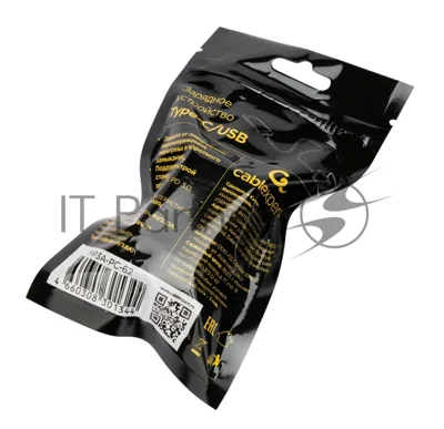 Зарядное устройство Cablexpert MP3A-PC-62, 20Вт GaN, 3А, QC4.0/PD, 1xUSB, 1xType-C, черный, пакет